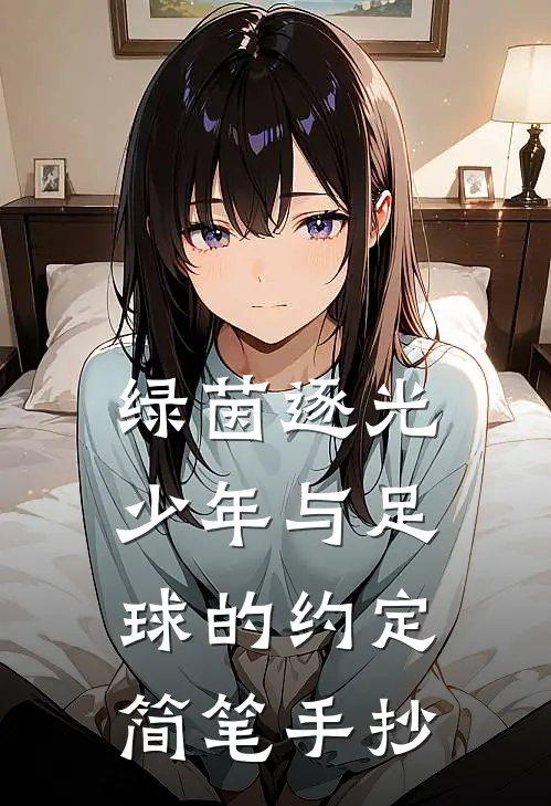 绿茵逐光少年与足球的约定简笔手抄