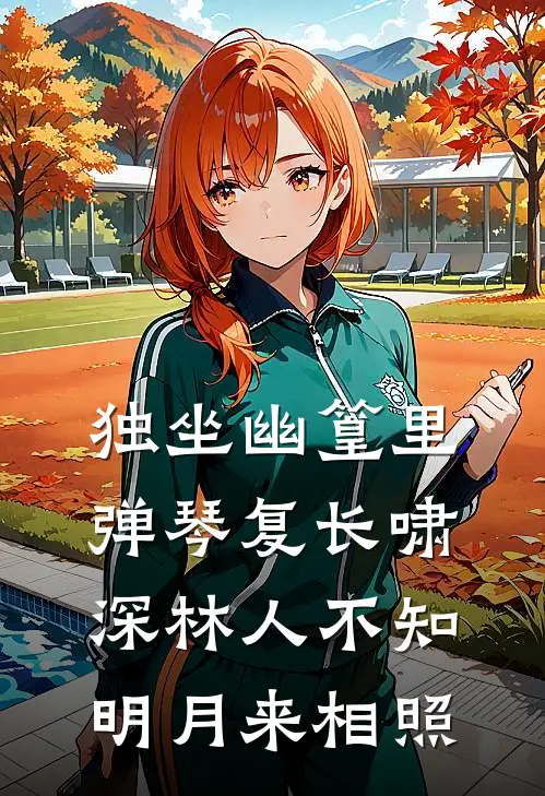 独坐幽篁里,弹琴复长啸,深林人不知,明月来相照