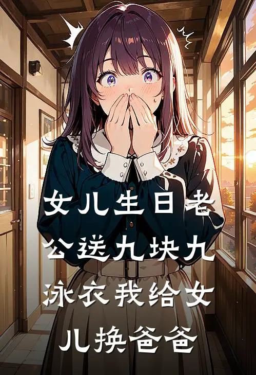 女儿生日老公送九块九泳衣我给女儿换爸爸